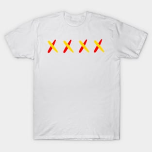 Red yellow themed T-Shirt